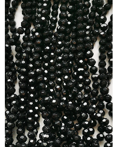 18295 - Sort Glas streng 8mm