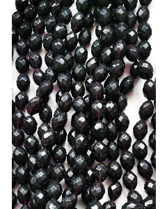 18296 - Sort Glas streng 16x12mm