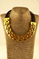 15299 - Halskæde med forgyldt vedhæng