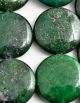 15585 - Grøn Jaspis med Pyrit 7x25mm