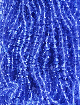 18034 - Blå Glas streng 6mm