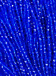 18040 - Blå Glas streng 4mm