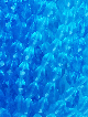 18048 - Blå Glas streng 12x8mm