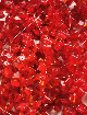 18218 - Rød Glas streng 17x13mm